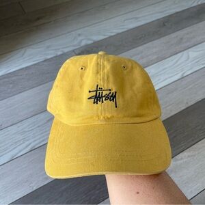Stussy Mustard Yellow Cap